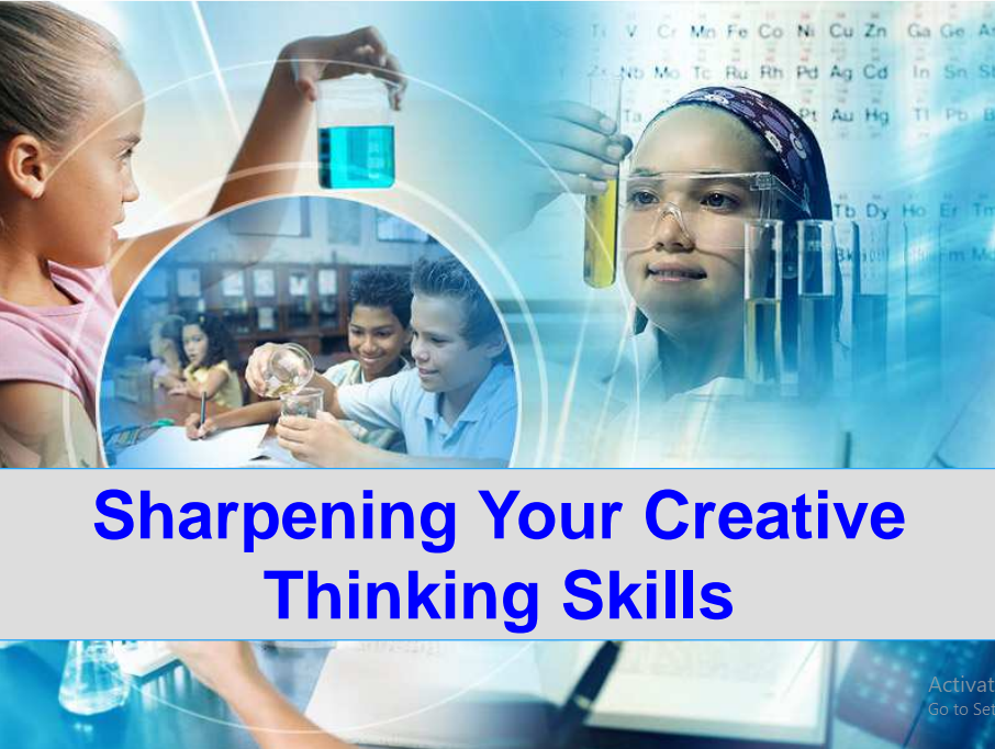 Sharepening Your Creative